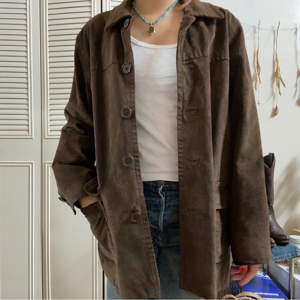 VINTAGE BAGATELLE Suede Brown Leather jacket